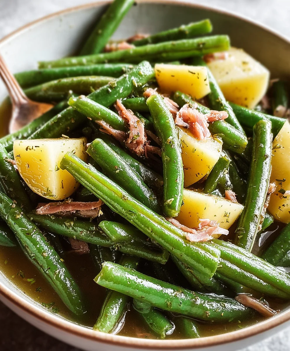 Southern Green Beans - Easy Southern Comfort Food Recipe