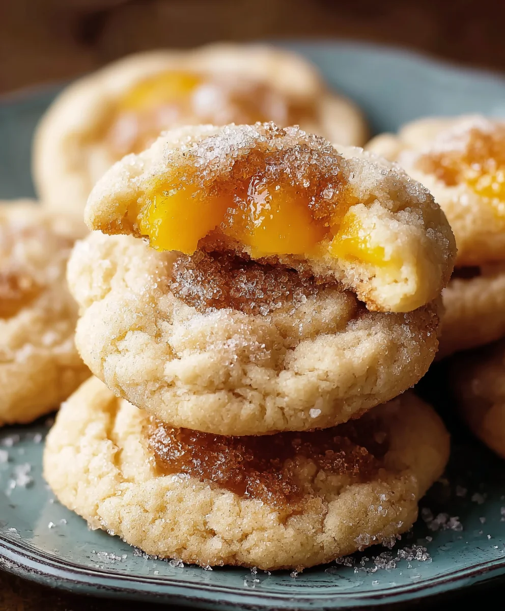 Easy Peach Cobbler Cookies-Simple & Delicious Treat