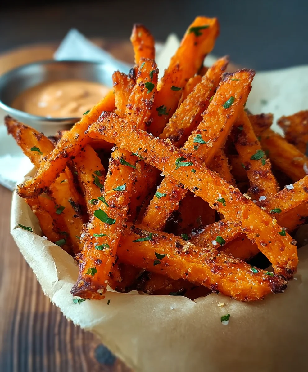 Crispy Oven Baked Sweet Potato Fries Recipe