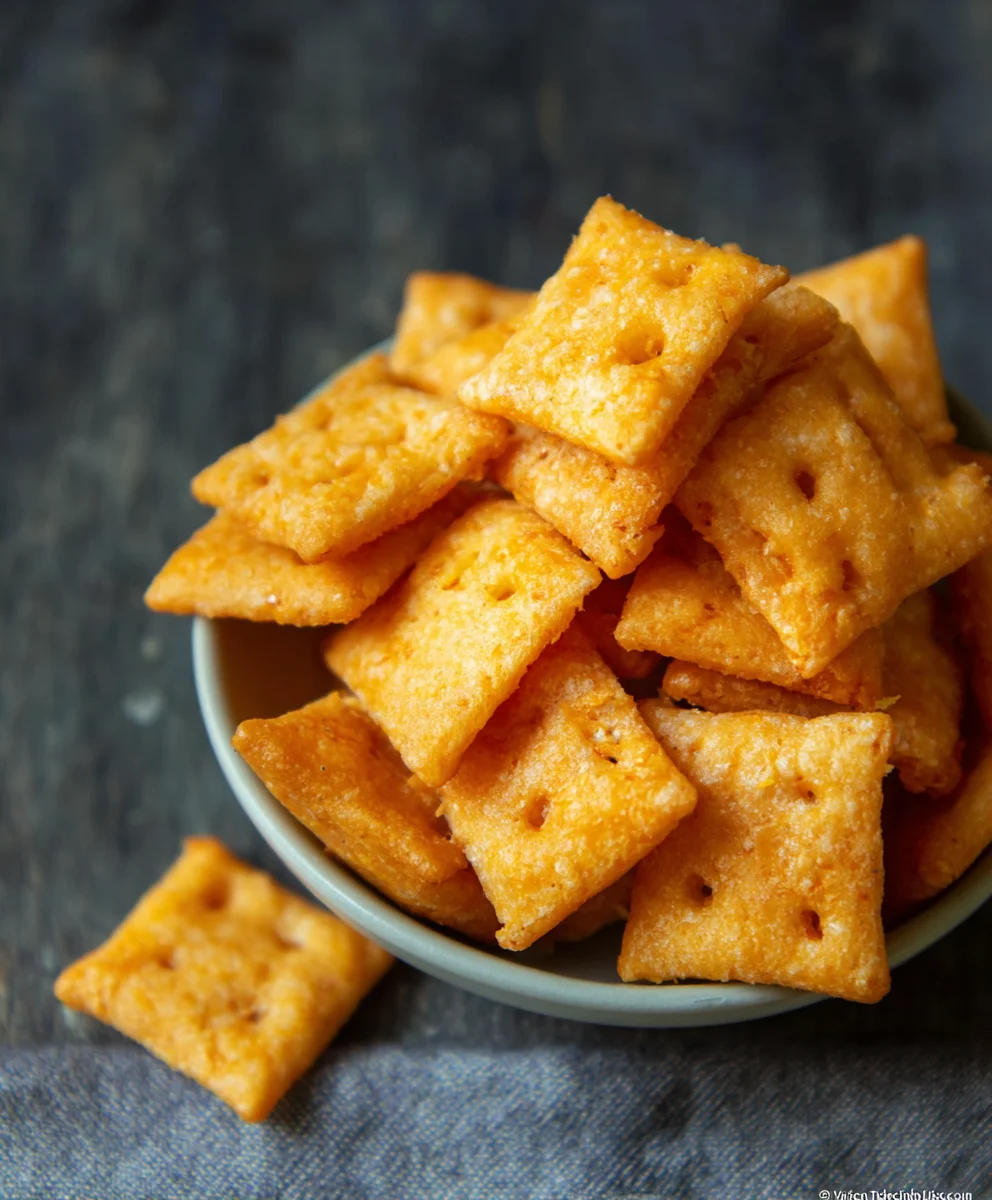 Gluten-Free Cheez-Its - Addictive Homemade Snack