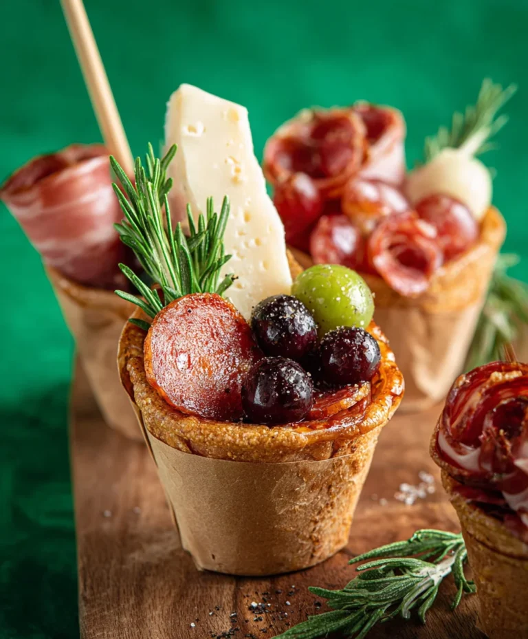 Beef Charcuterie Cups- Easy Individual Appetizers