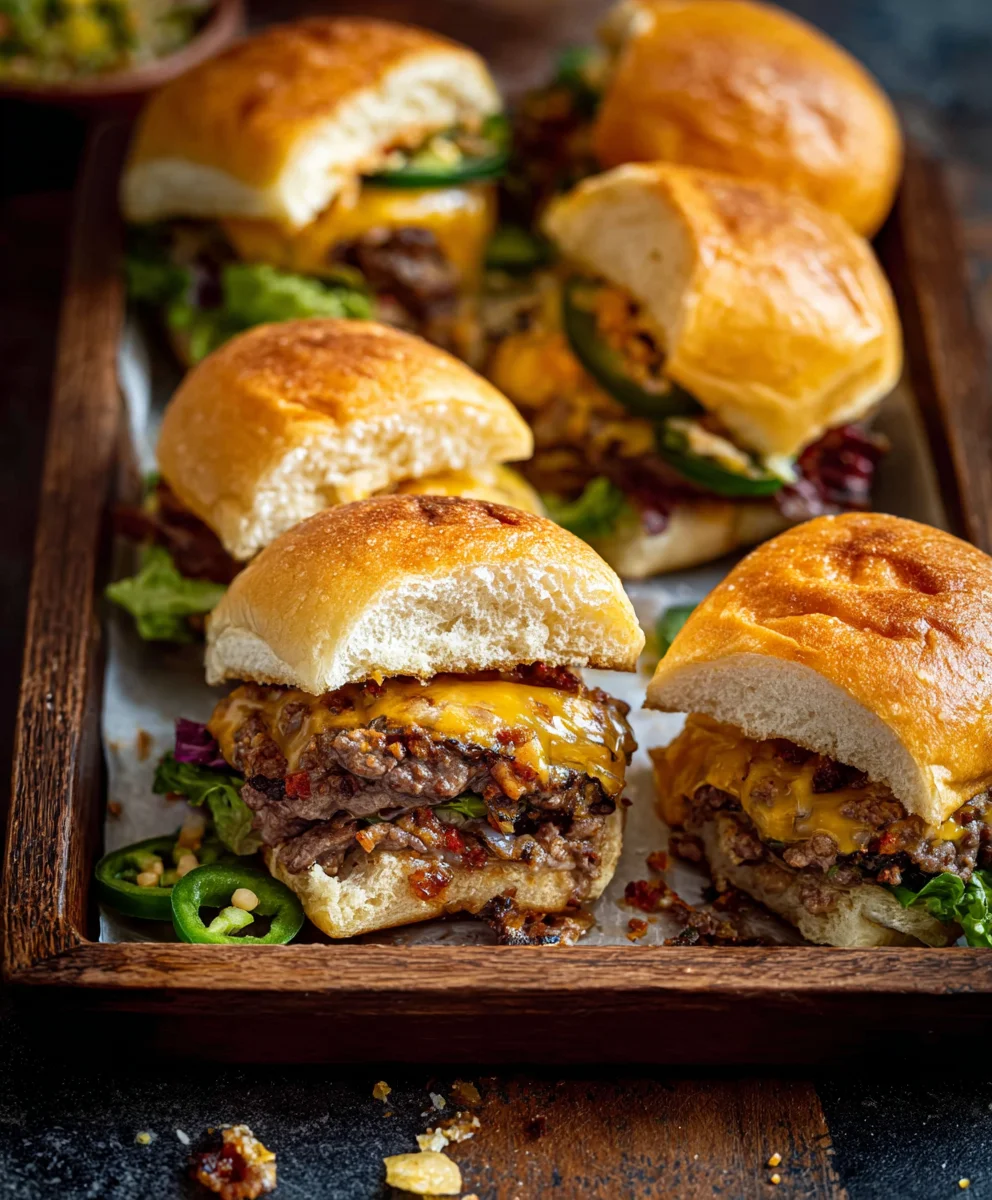 Easy Beef Cowboy Sliders-Flavorful & Quick
