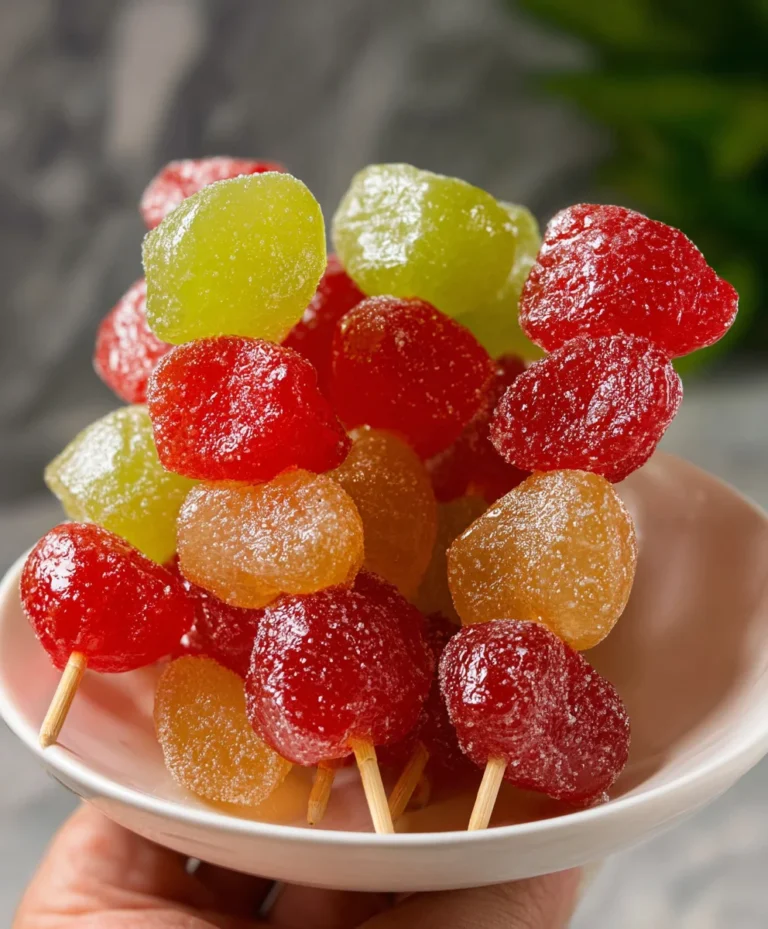 Easy Tanghulu Recipe – Chinese Candied Fruit Delight