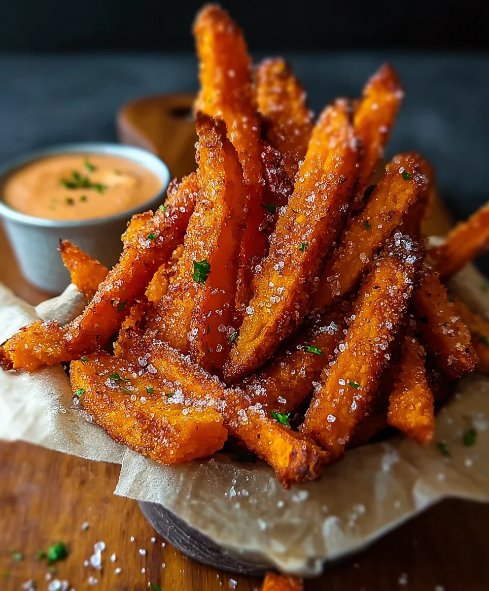 Crispy Oven Baked Sweet Potato Fries Recipe