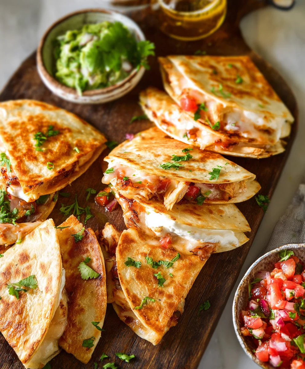 Easy Mini Chicken Quesadillas- Quick & Delicious Snack