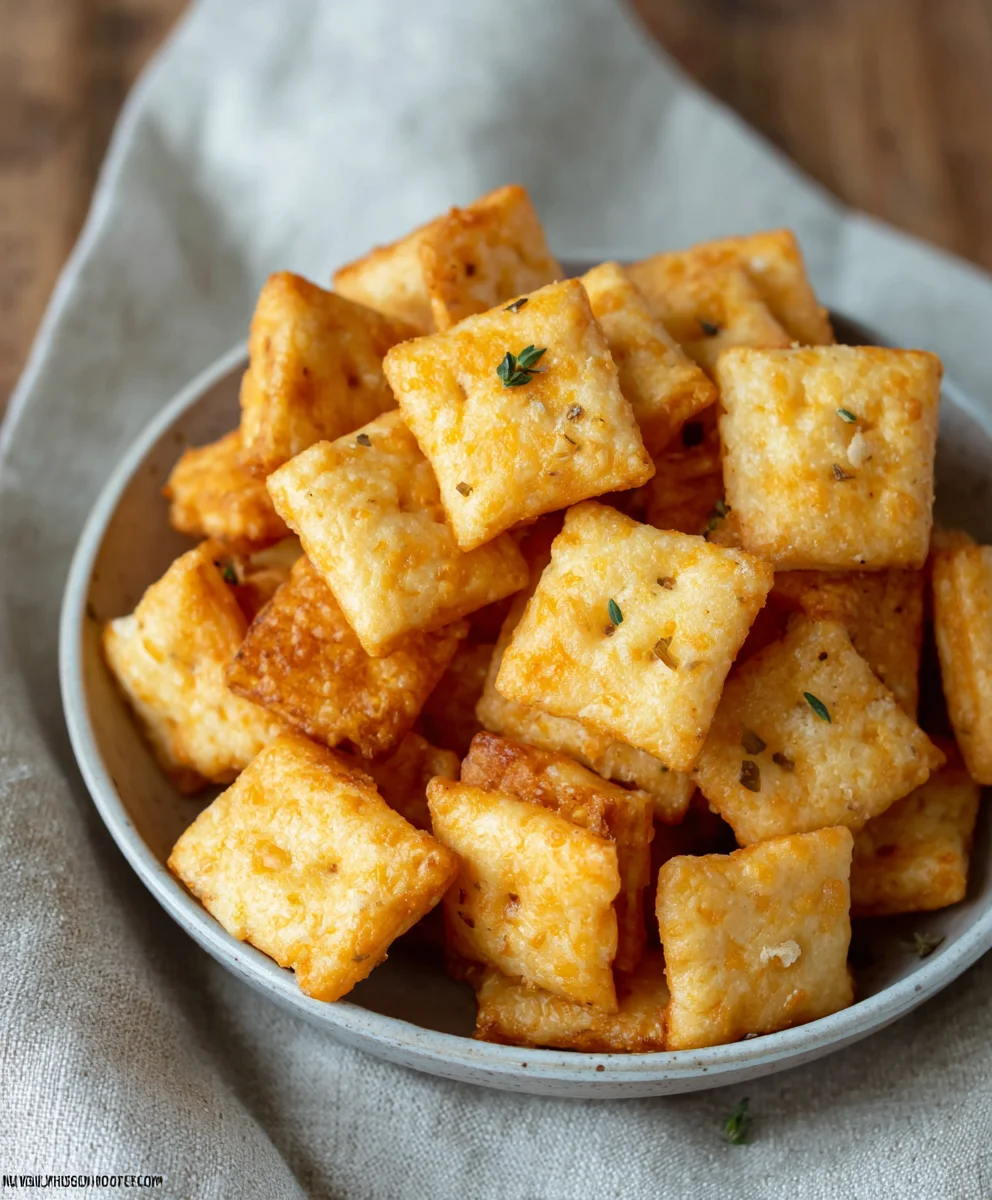 Gluten-Free Cheez-Its - Addictive Homemade Snack