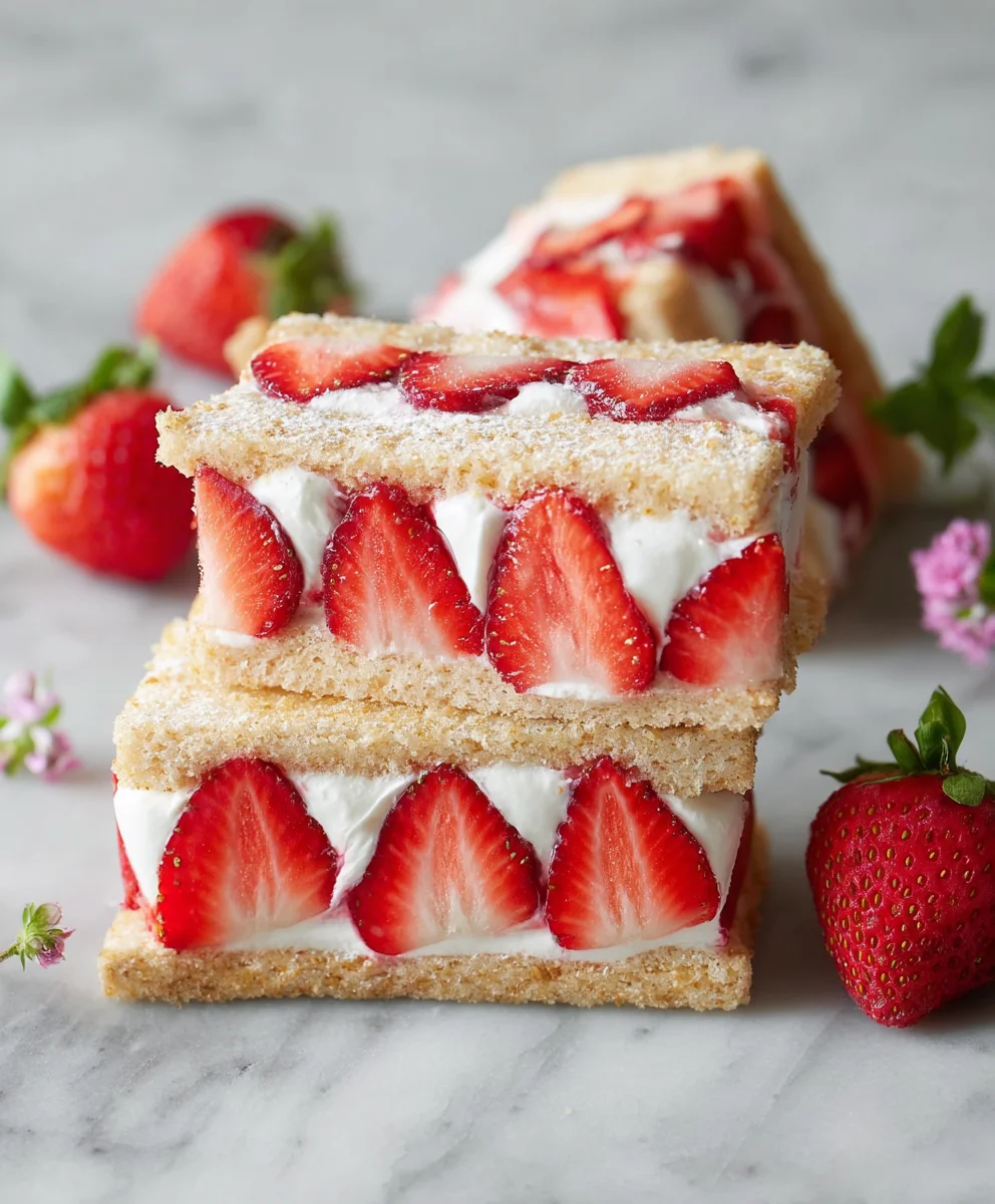 Strawberry Cream Sandwiches-Easy Sweet Treats