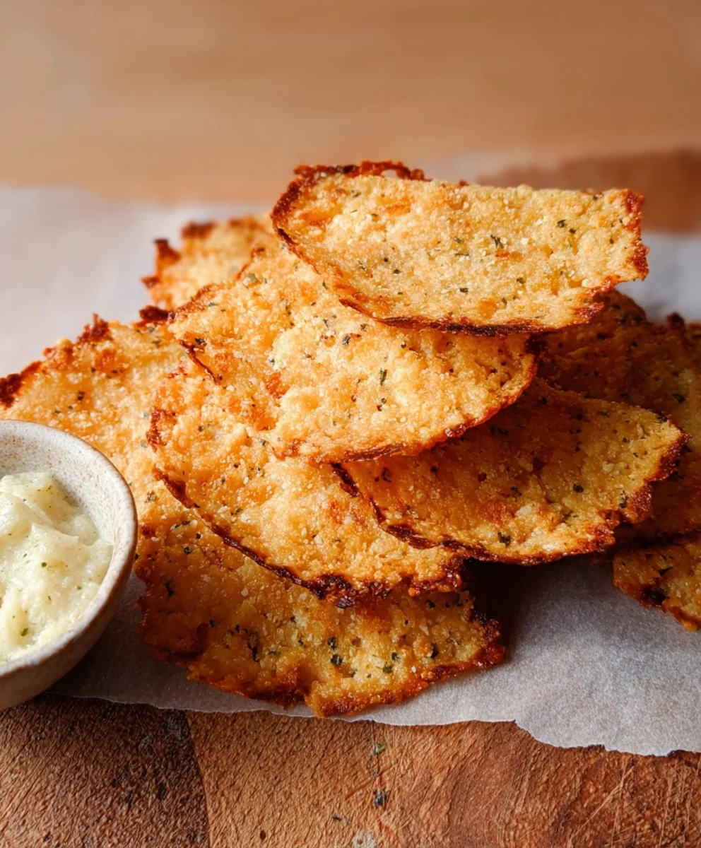 Crispy Cottage Cheese Chips-Easy Low Carb Snack