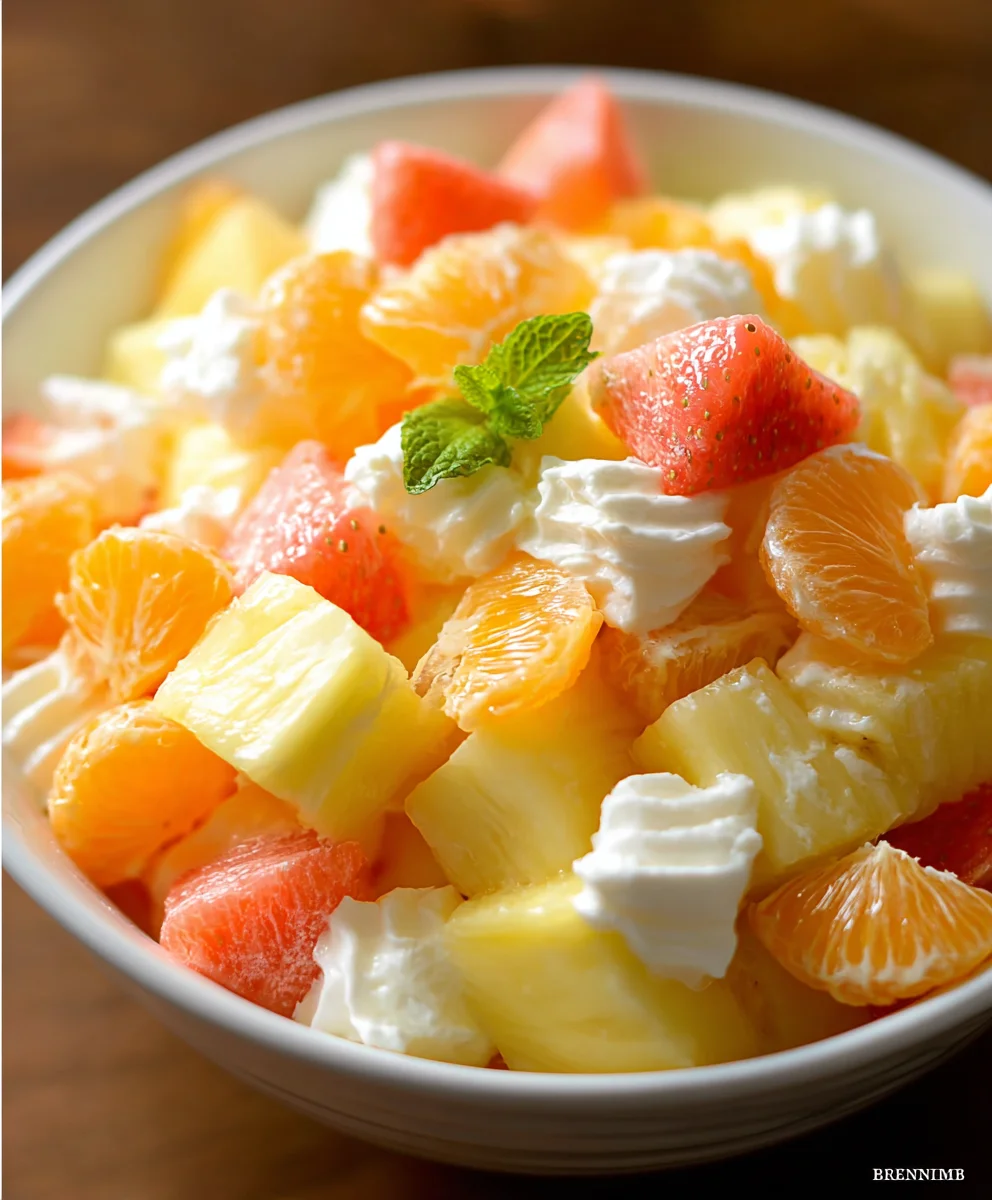 Easy Hawaiian Fruit Salad Recipe - Tropical Bliss