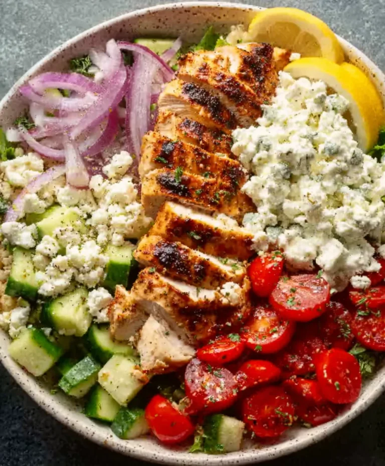 Easy Greek Chicken Bowls – Flavorful & Healthy Meal
