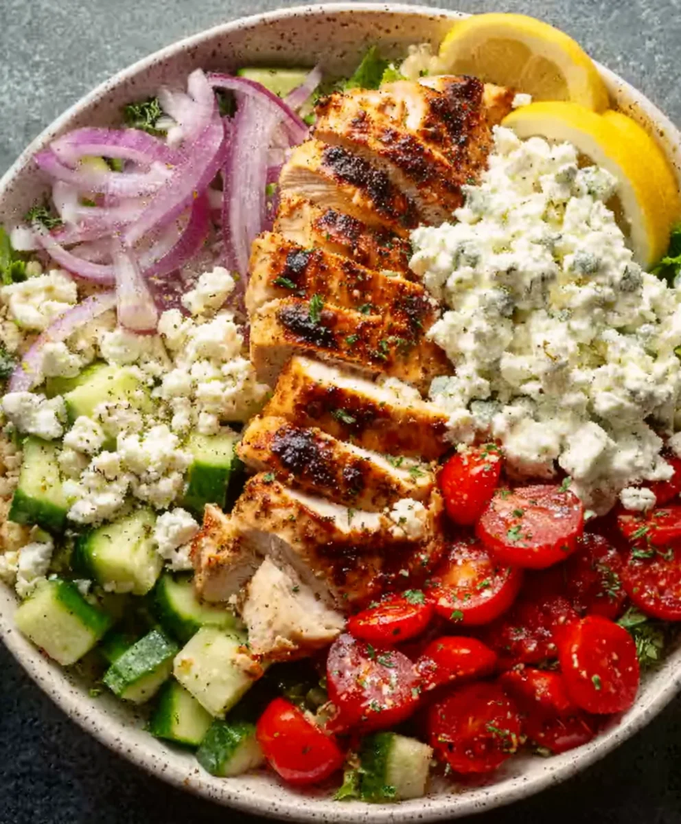 Easy Greek Chicken Bowls - Flavorful & Healthy Meal
