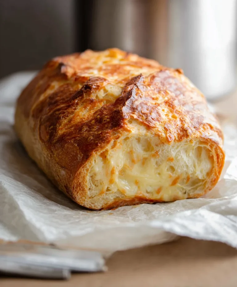 Easy Sourdough Cheese Bread Recipe- Deliciously Cheesy