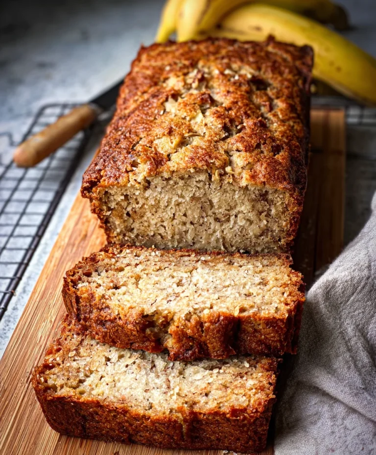 Moist Cottage Cheese Banana Bread-Easy Healthy Recipe
