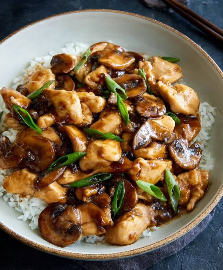 Chicken and Mushroom Stir Fry- Takeout Style