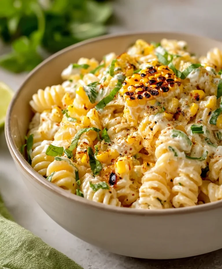 Creamy Street Corn Pasta Salad – Easy & Delicious