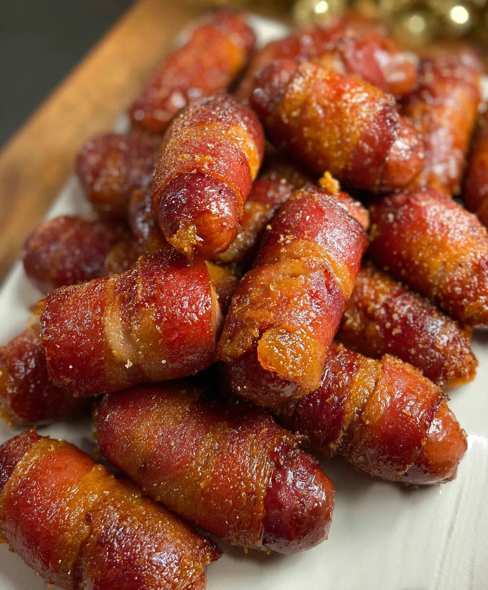 Beef Beef Bacon Wrapped Little Smokies-Gourmet Appetizer
