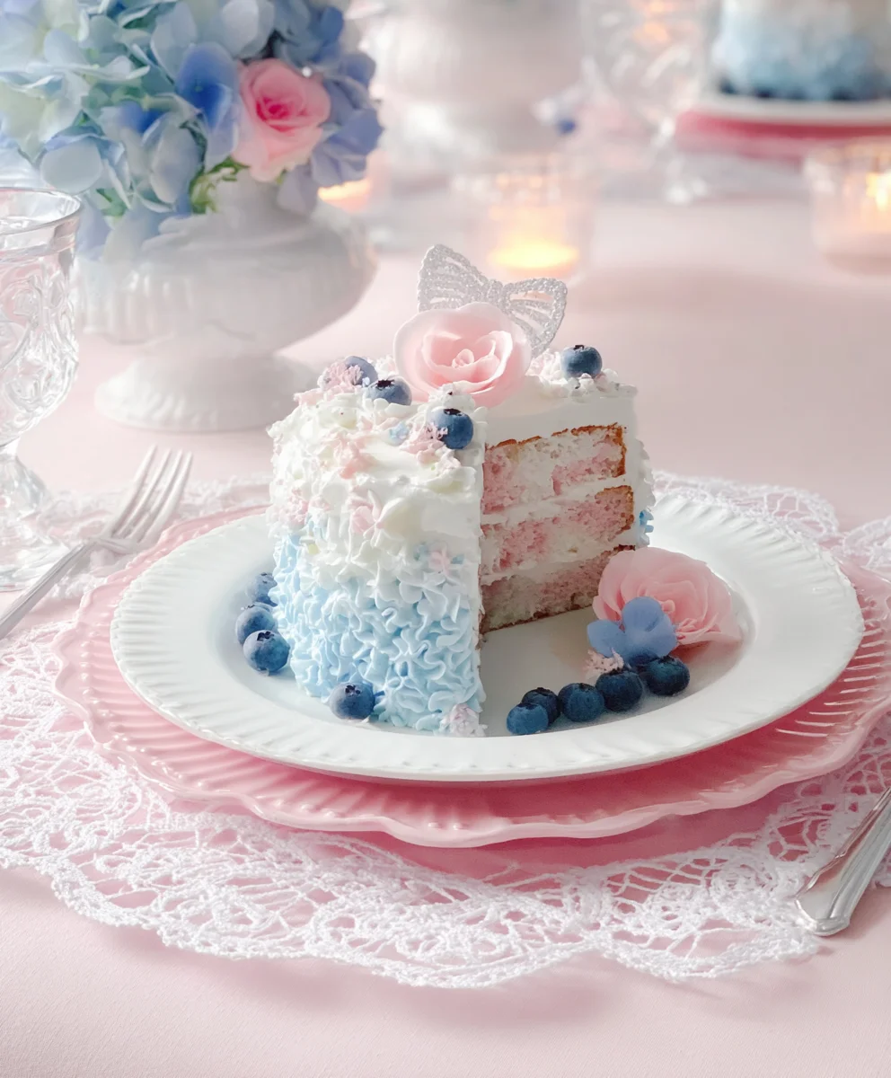 Dreamy Coquette Party Recipes- Pink Blue Bliss