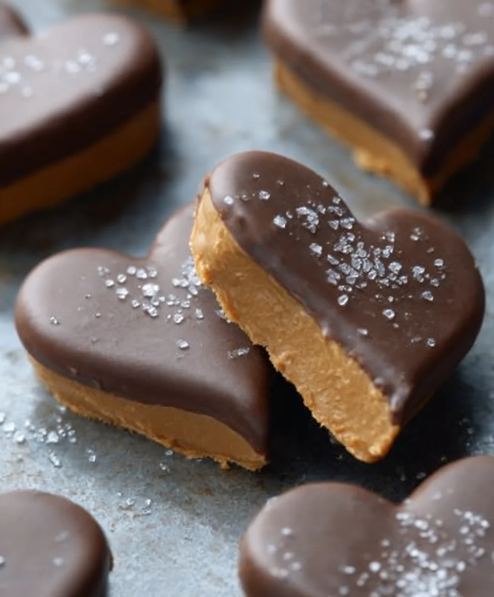 Chocolate Peanut Butter Non-Non-Non-Alcoholic Alternativeic Vnon-alcoholic alentine Heart Treat