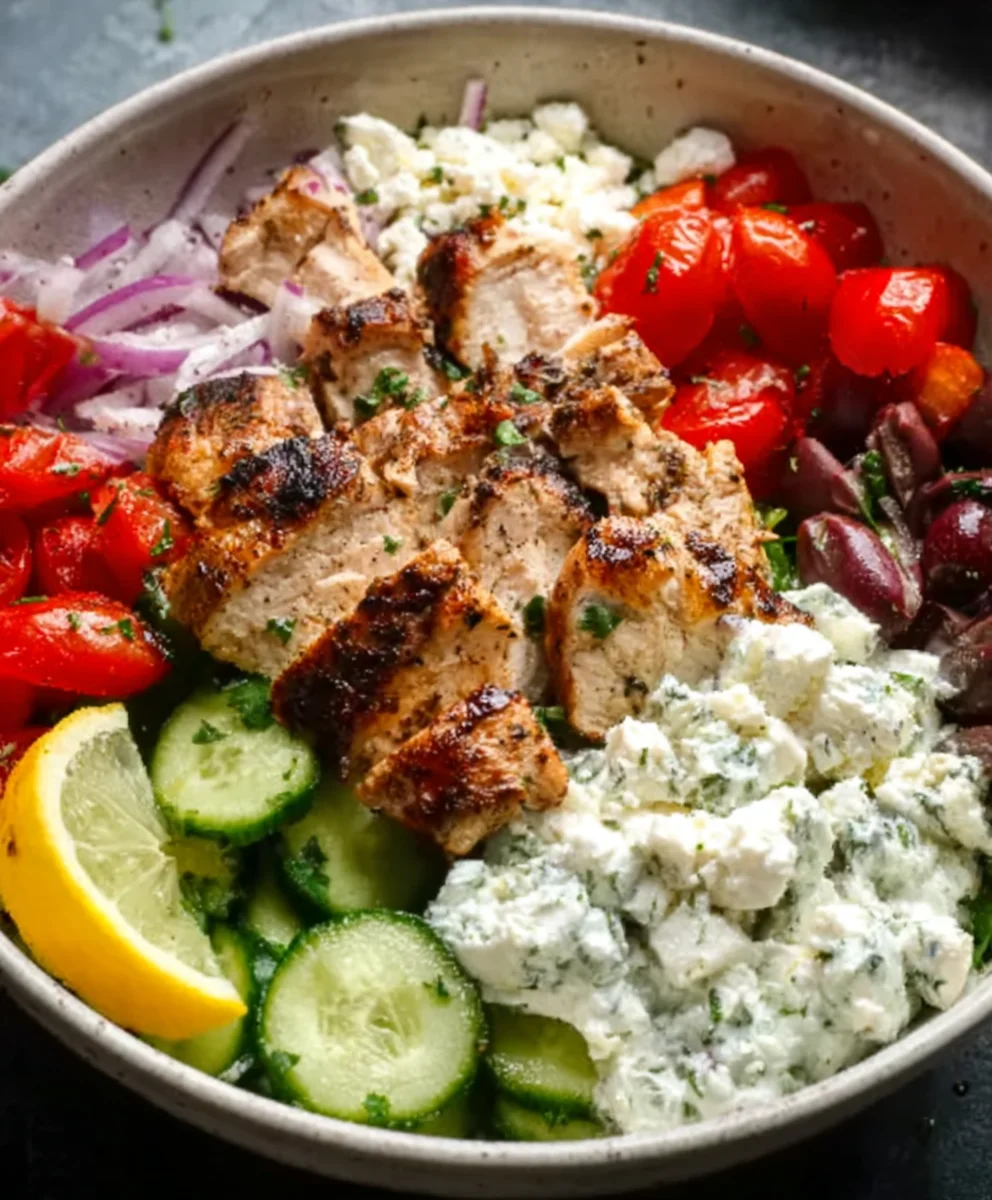 Easy Greek Chicken Bowls - Flavorful & Healthy Meal