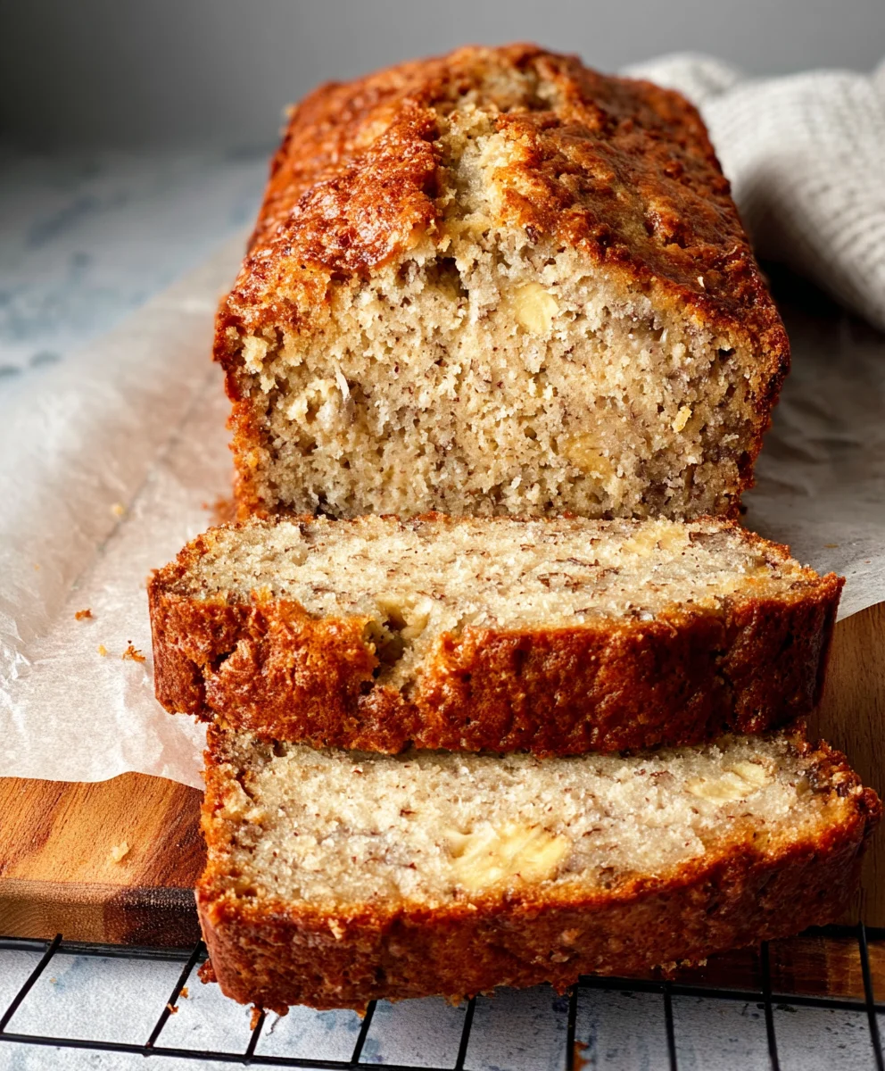 Moist Cottage Cheese Banana Bread-Easy Healthy Recipe