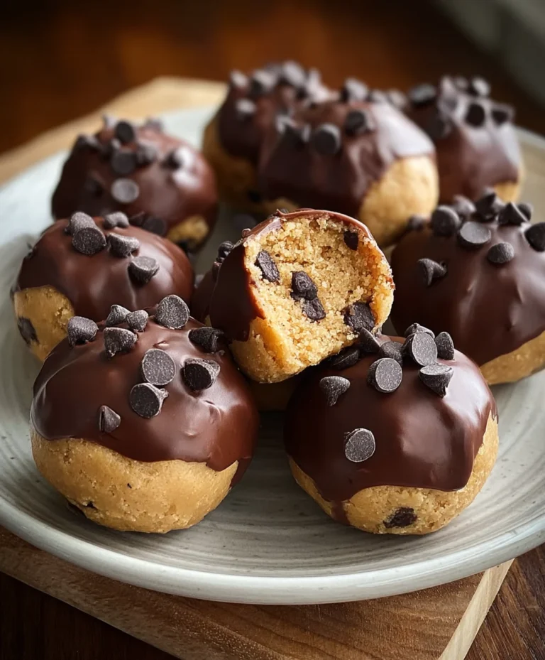 Easy Chocolate Chip Cookie Dough Bites Recipe