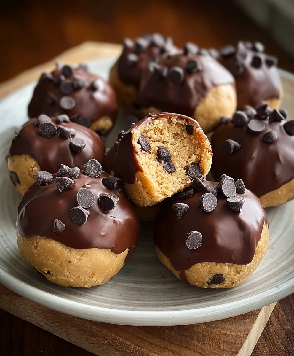 Easy Chocolate Chip Cookie Dough Bites Recipe
