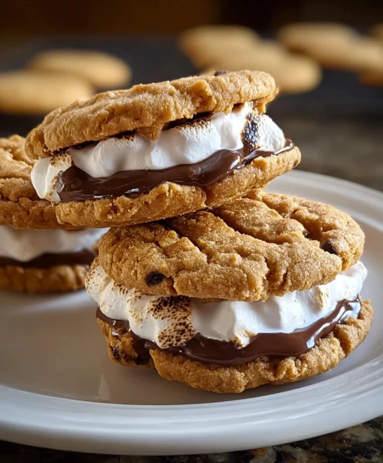 Peanut Butter S’mores Sandwich Cookies-Delish!