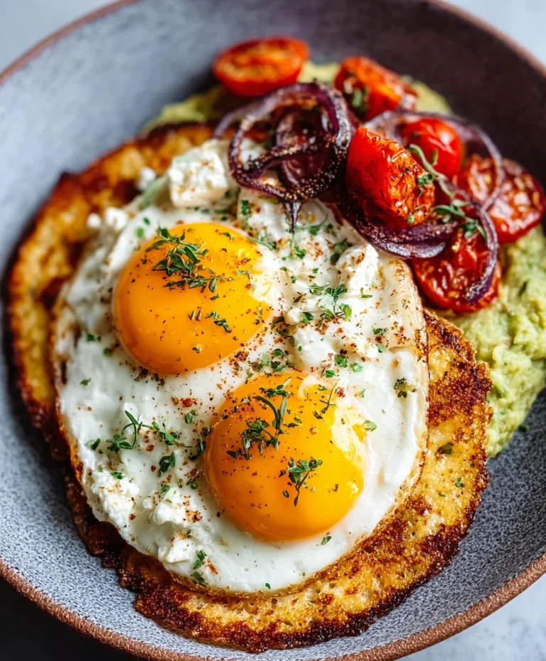 Crispy Feta Fried Eggs – Easy & Delicious Recipe