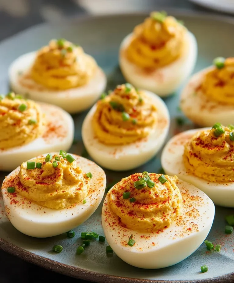 Easy Deviled Eggs Recipe-Classic Party Appetizer
