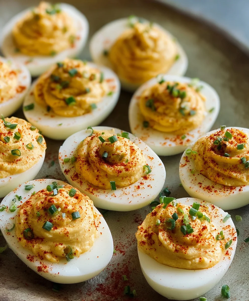 Easy Deviled Eggs Recipe-Classic Party Appetizer