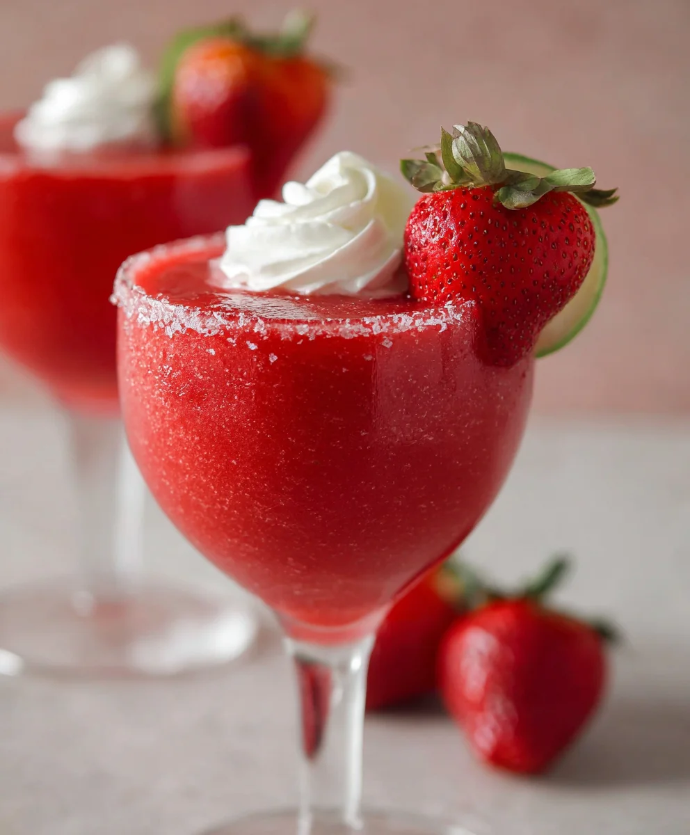 Strawberry Daiquiri Recipe- Delicious Non-Non-Non-Alcoholic Alternativeic Treat