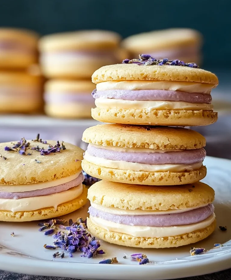 Lemon Lavender Sandwich Cookies – Easy & Delicious