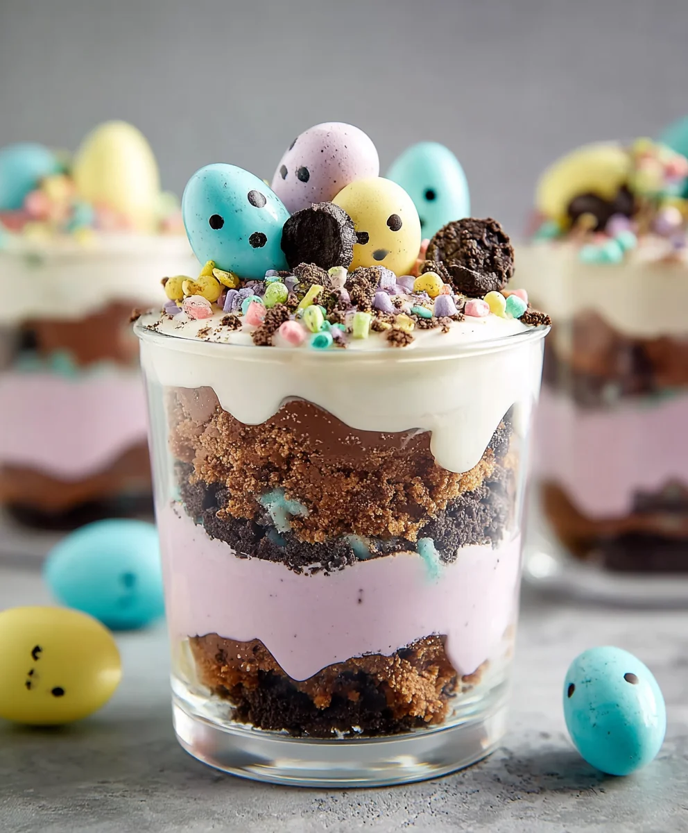Easter Dirt Cups-Fun & Easy Dessert Recipe
