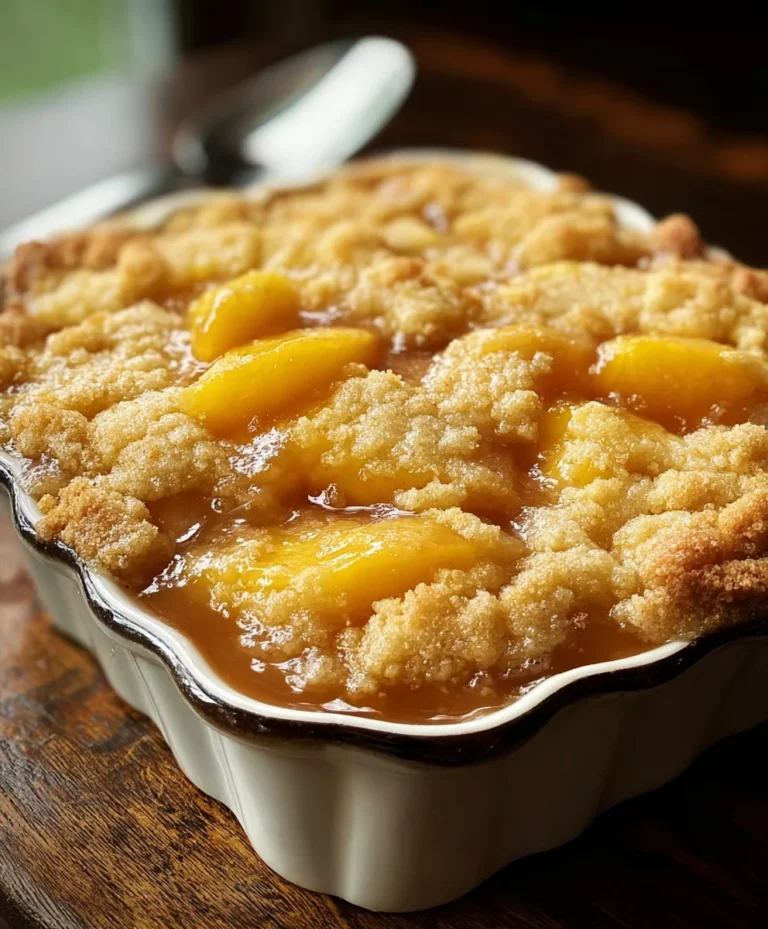 Best Southern Peach Cobbler Recipe-Sweet & Easy Dessert