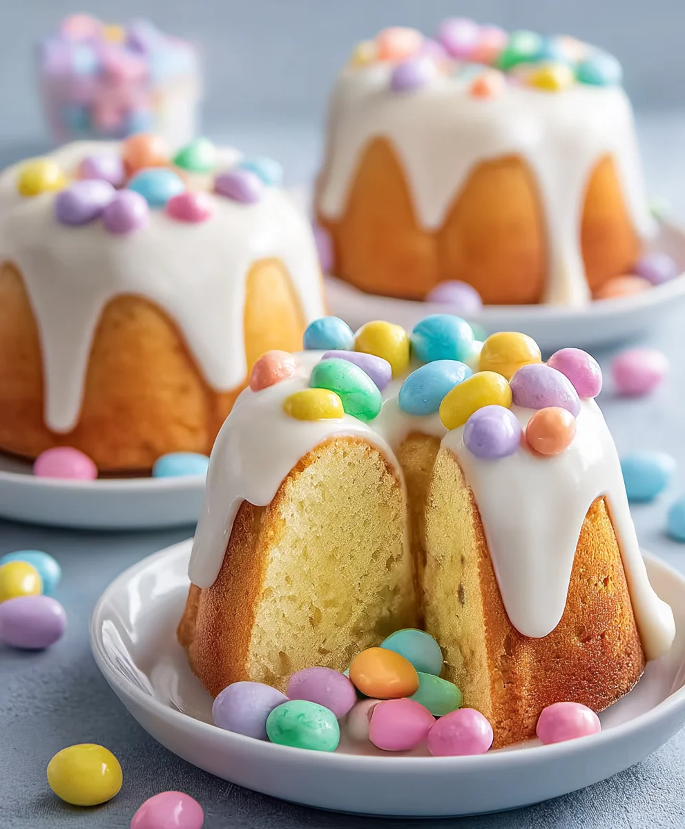 Surprise Inside Easter Bundt Cakes-Festive Hidden Treat Recipe