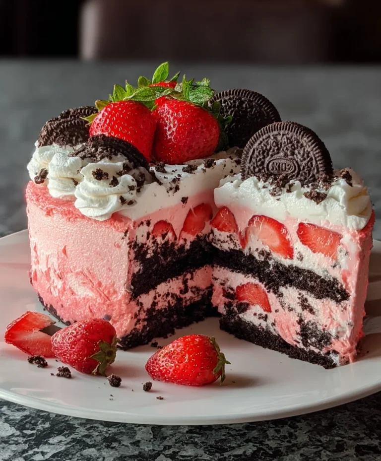 Strawberry Oreo Cake Recipe – Delicious & Easy Dessert