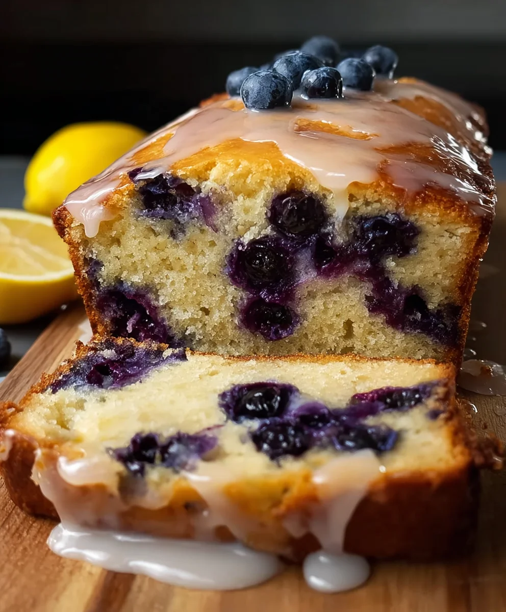 Lemon Blueberry Loaf Cake- Easy & Delicious Recipe