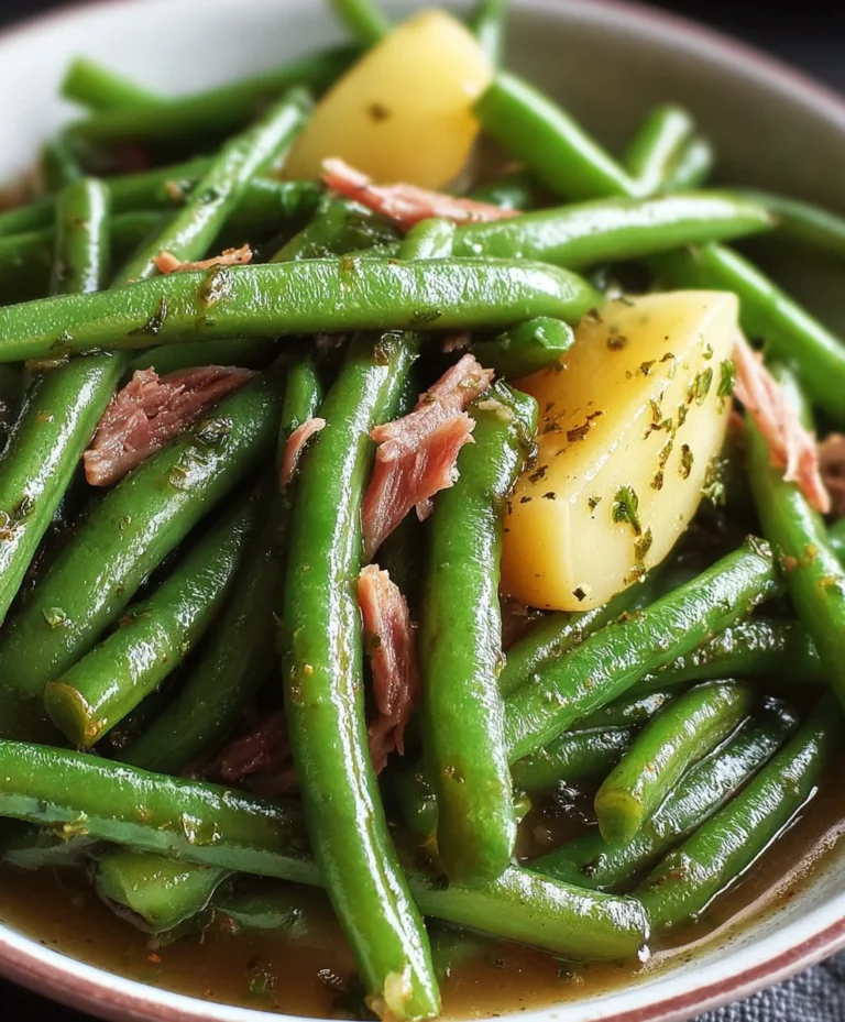 Southern Green Beans – Easy Southern Comfort Food Recipe