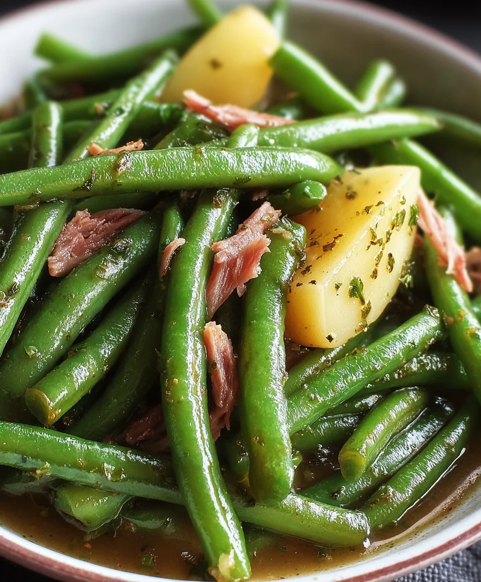Southern Green Beans - Easy Southern Comfort Food Recipe