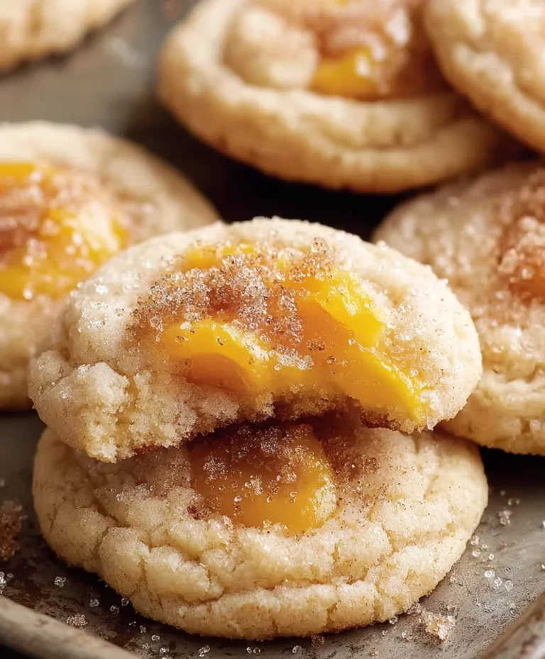 Easy Peach Cobbler Cookies-Simple & Delicious Treat