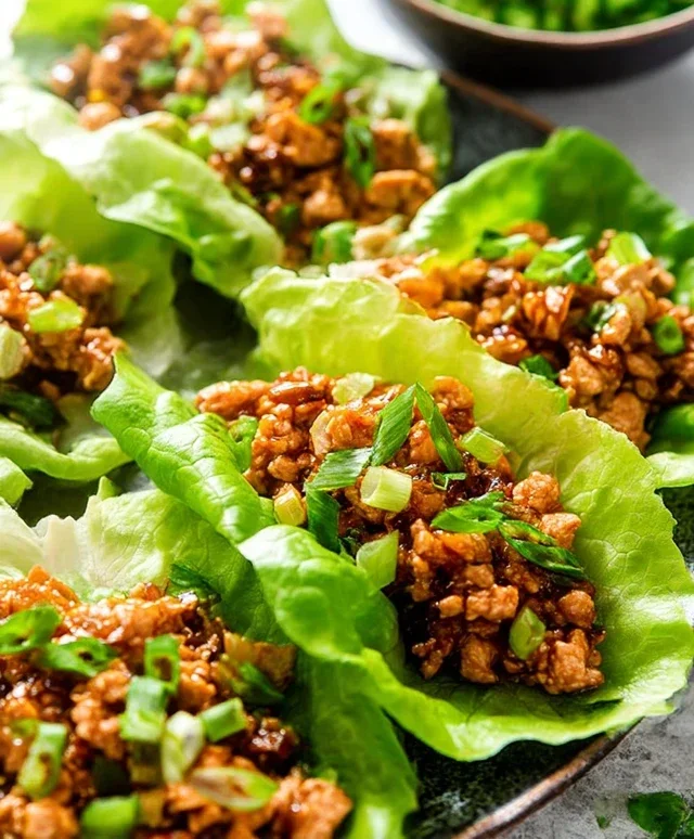 Chicken Lettuce Wraps (PF Chang's Copycat)