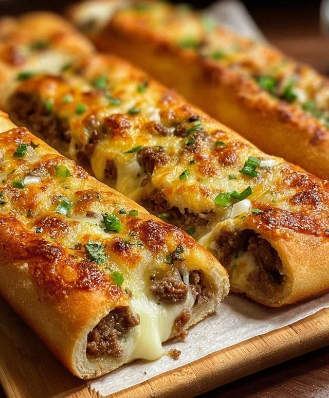Philly Cheesesteak Stuffed Cheesy Breadsticks