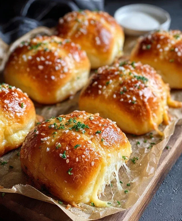 Korean Cream Cheese Garlic Buns