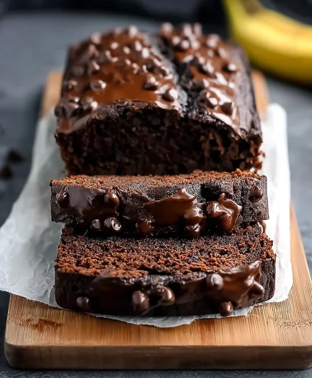 Healthy Chocolate Banana Bread