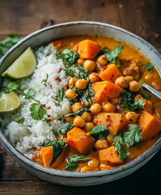 Sweet Potato and Chickpea Curry
