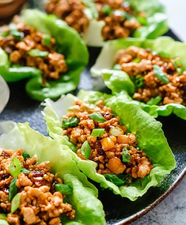 Chicken Lettuce Wraps (PF Chang's Copycat)