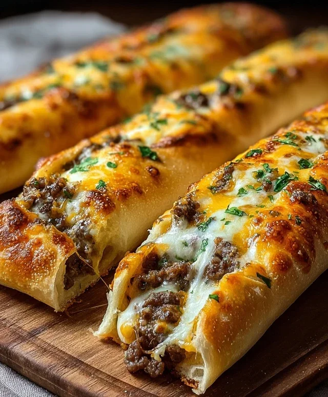 Philly Cheesesteak Stuffed Cheesy Breadsticks