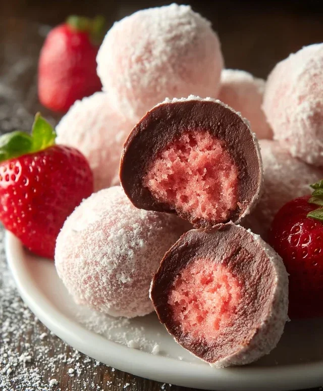 Strawberry Truffles